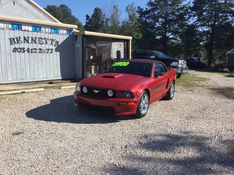 2008 Ford Mustang for sale at Bennett Etc. in Richburg SC