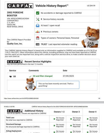 2002 Porsche Boxster