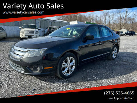 2012 Ford Fusion for sale at Variety Auto Sales in Abingdon VA
