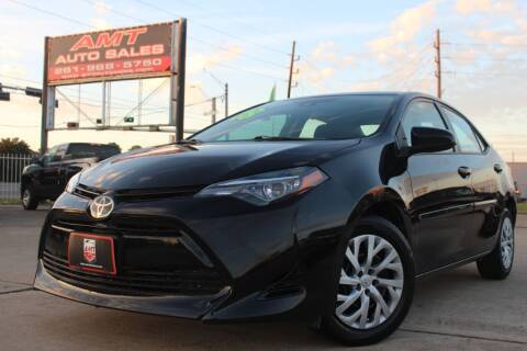 2018 Toyota Corolla for sale at AMT AUTO SALES LLC in Houston TX