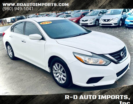 2016 Nissan Altima for sale at R-D AUTO IMPORTS, Inc in Charlotte NC