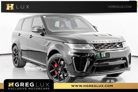 2018 Land Rover Range Rover Sport for sale at HGREG LUX EXCLUSIVE MOTORCARS in Pompano Beach FL