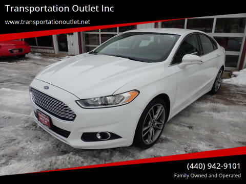 2014 Ford Fusion for sale at Transportation Outlet Inc in Eastlake OH