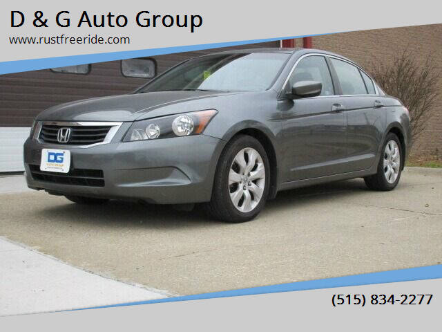 2010 Honda Accord for sale at D & G Auto Group in De Soto IA