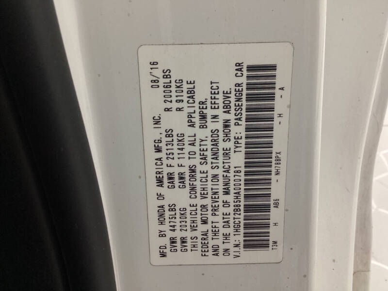 2017 Honda Accord EX-L V6