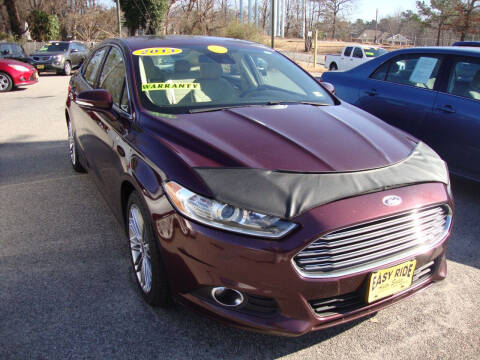 2013 Ford Fusion for sale at Easy Ride Auto Sales Inc in Chester VA