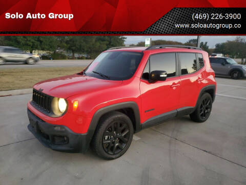 2017 Jeep Renegade for sale at Solo Auto Group in Mckinney TX