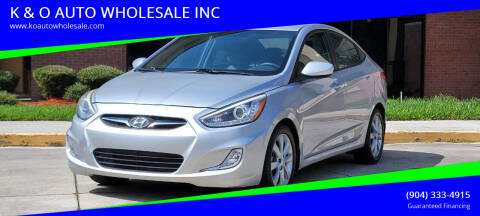 2014 Hyundai Accent for sale at K & O AUTO WHOLESALE INC in Jacksonville FL