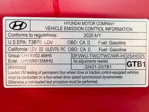 2020 Hyundai Santa Fe SE