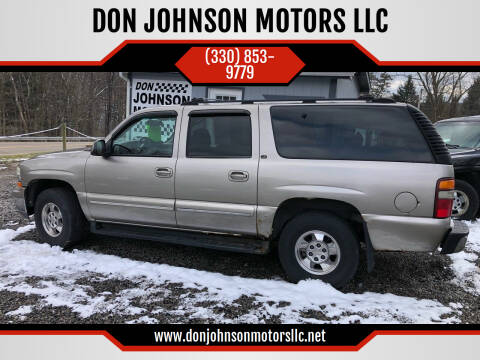 2001 Chevrolet Suburban for sale at DON JOHNSON MOTORS LLC in Lisbon OH