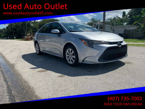 2020 Toyota Corolla for sale at Used Auto Outlet in Orlando FL