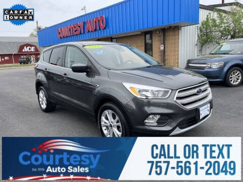 2019 Ford Escape for sale at Courtesy Auto Sales in Chesapeake VA