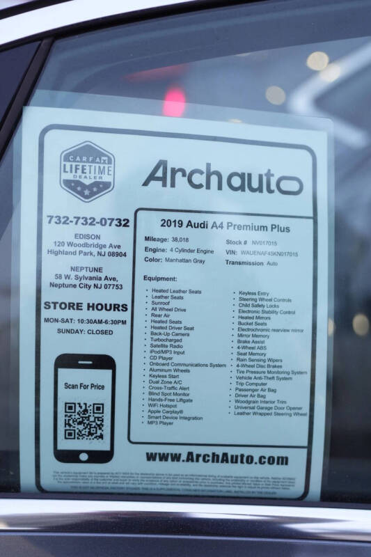 2019 Audi A4 quattro Premium Plus 45 TFSI