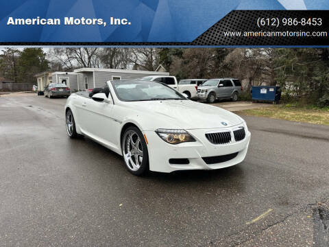 2009 BMW M6 for sale at American Motors, Inc. in Farmington MN