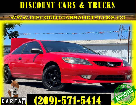 2005 Honda Civic for sale at Discount Cars & Trucks in Modesto CA
