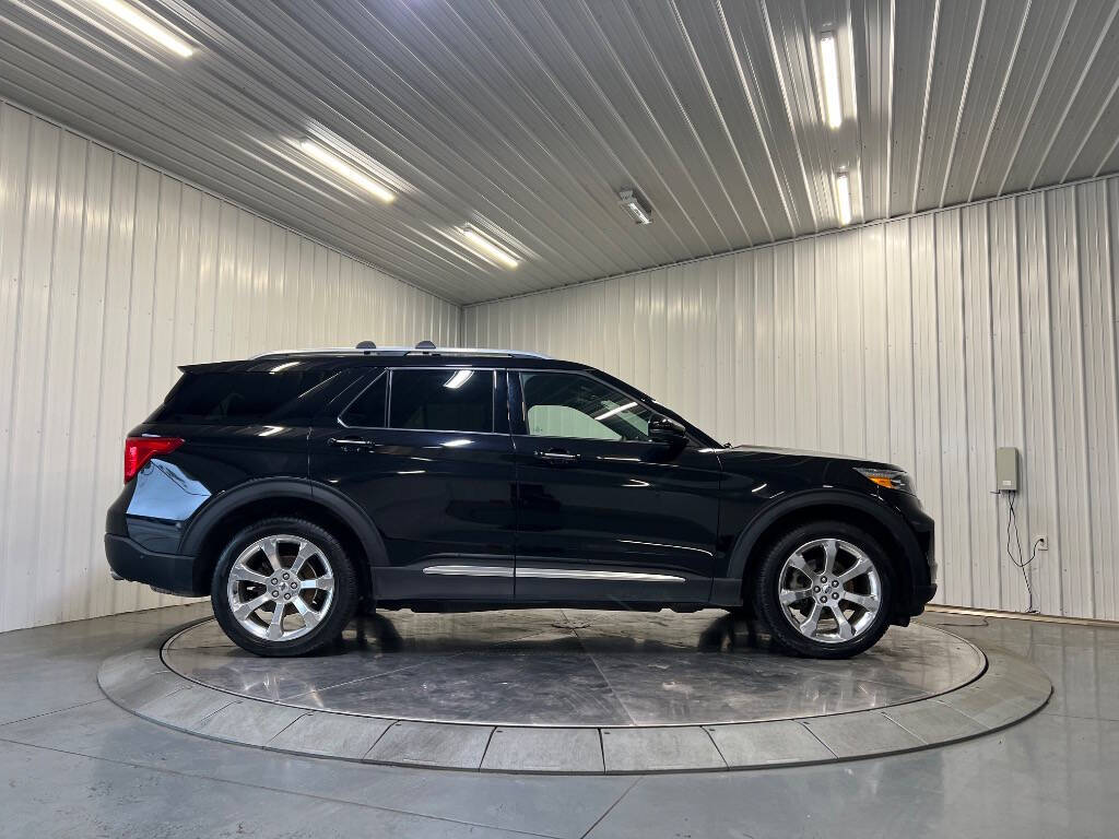 Black 2020 Ford Explorer Platinum AWD Platinum 4dr SUV 2