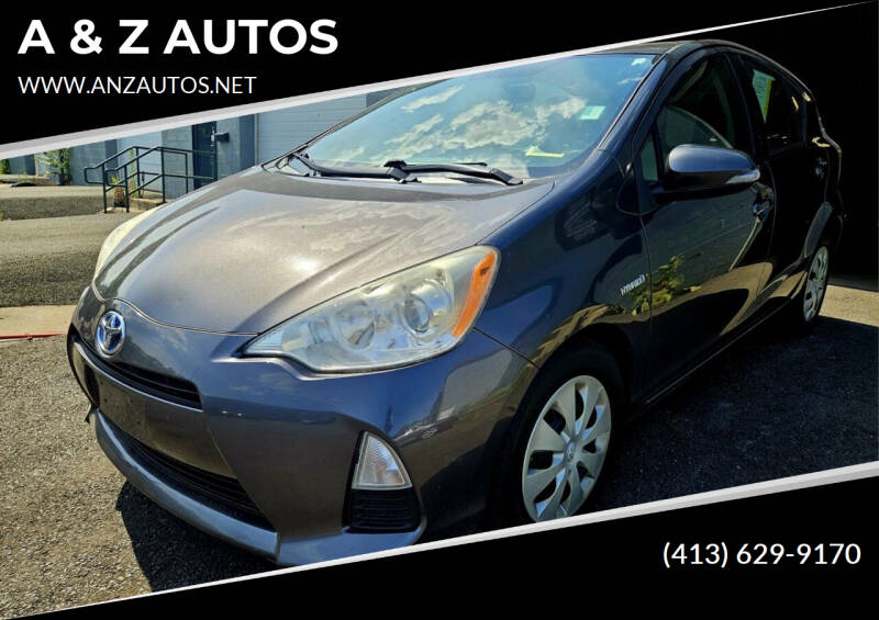 2012 Toyota Prius c for sale at A & Z AUTOS in Westfield MA