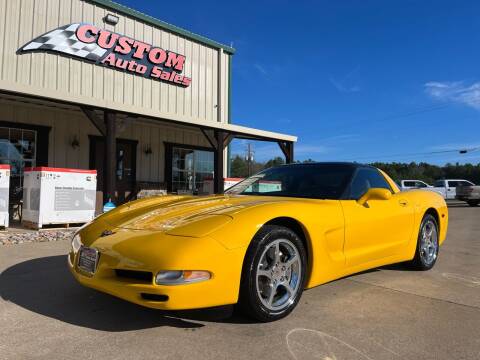 2002 Chevrolet Corvette for sale at Custom Auto Sales - AUTOS in Longview TX