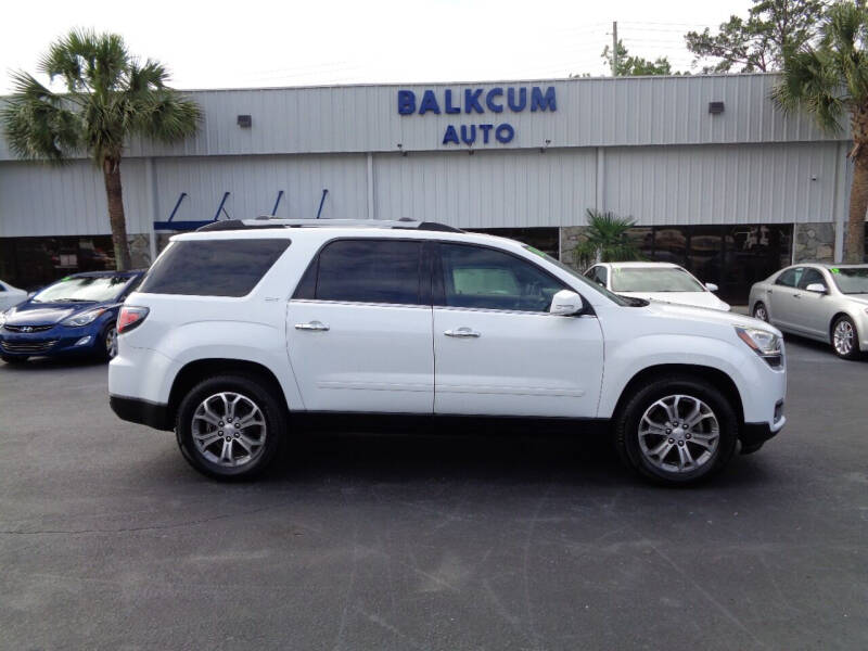 2016 GMC Acadia for sale at BALKCUM AUTO INC in Wilmington NC