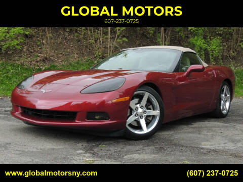 2006 Chevrolet Corvette for sale at GLOBAL MOTORS in Binghamton NY