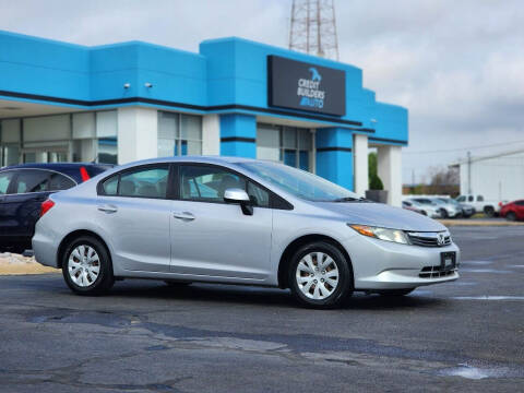 2012 Honda Civic for sale at Credit Builders Auto in Texarkana TX
