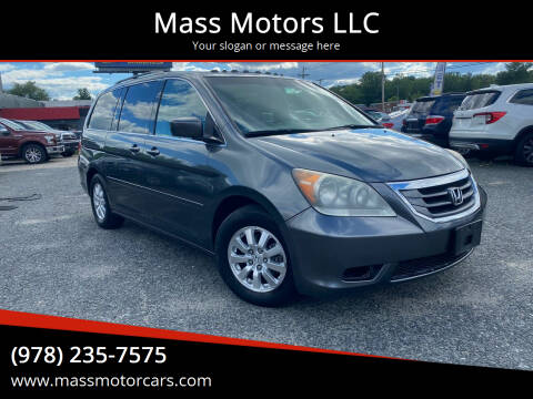 2010 Honda Odyssey for sale at Mass Motors LLC in Worcester MA