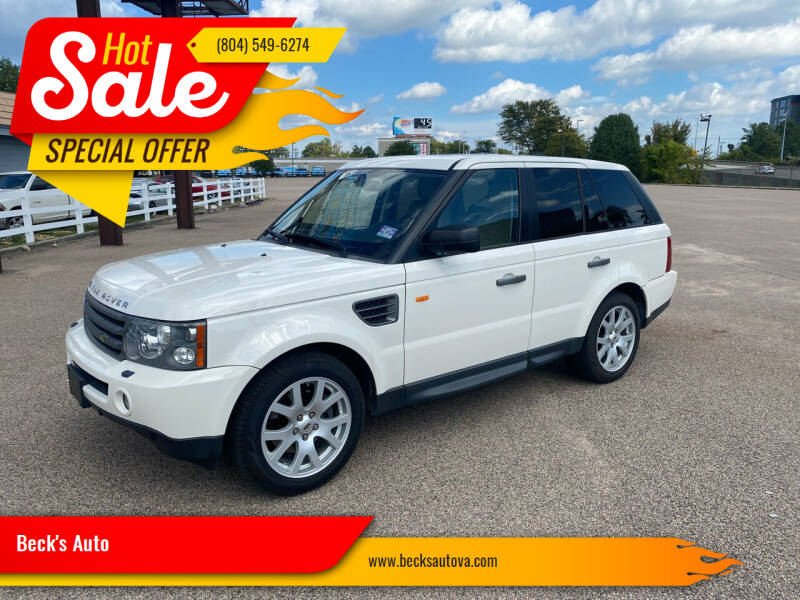 2008 Land Rover Range Rover Sport for sale at Beck's Auto in Chesterfield VA