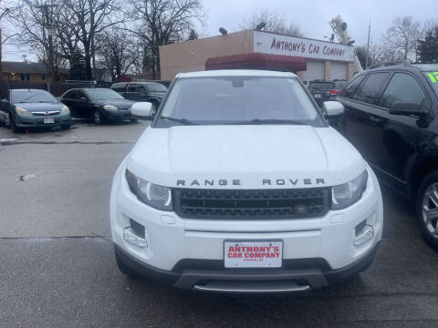 2012 Land Rover Range Rover Evoque for sale at Anthony's Car Company in Racine WI