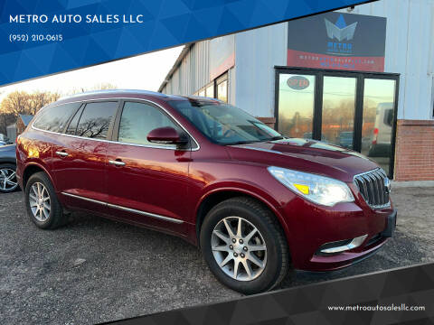 2017 Buick Enclave for sale at METRO AUTO SALES LLC in Lino Lakes MN