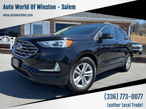 2019 Ford Edge for sale at Auto World Of Winston - Salem in Winston Salem NC
