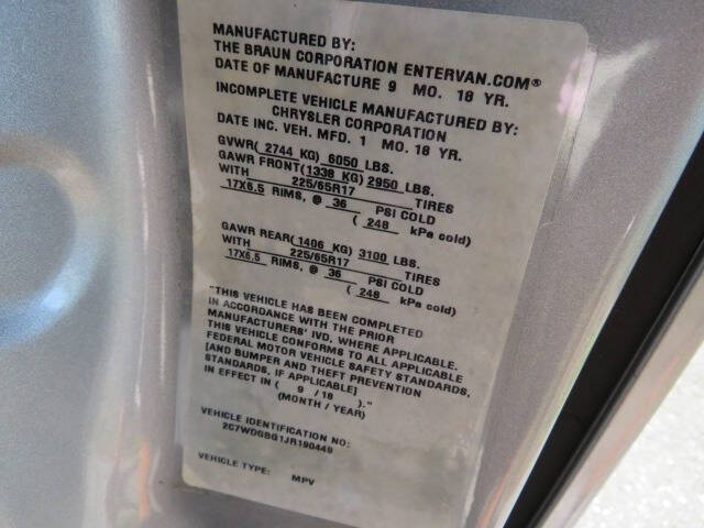 2018 Dodge Grand Caravan SE