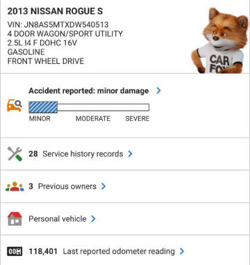 2013 Nissan Rogue S