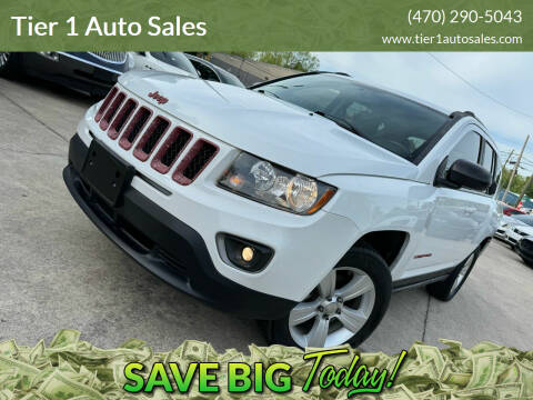 2017 Jeep Compass for sale at Tier 1 Auto Sales in Gainesville GA