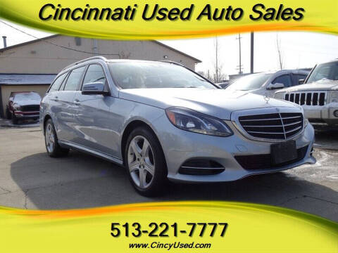 2016 Mercedes-Benz E-Class for sale at Cincinnati Used Auto Sales in Cincinnati OH