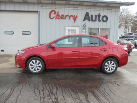 2014 Toyota Corolla for sale at CHERRY AUTO in Hartford WI