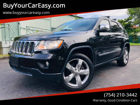 2012 Jeep Grand Cherokee for sale at BuyYourCarEasyllc.com in Hollywood FL