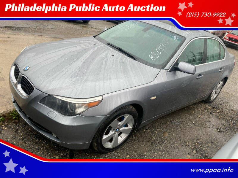 2007 BMW 5 Series for sale at Philadelphia Public Auto Auction in Philadelphia PA