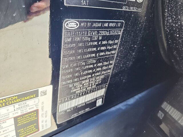 2019 Land Rover Discovery SE