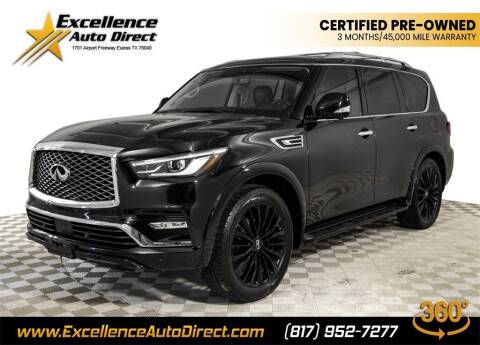 2019 Infiniti QX80 for sale at Excellence Auto Direct in Euless TX
