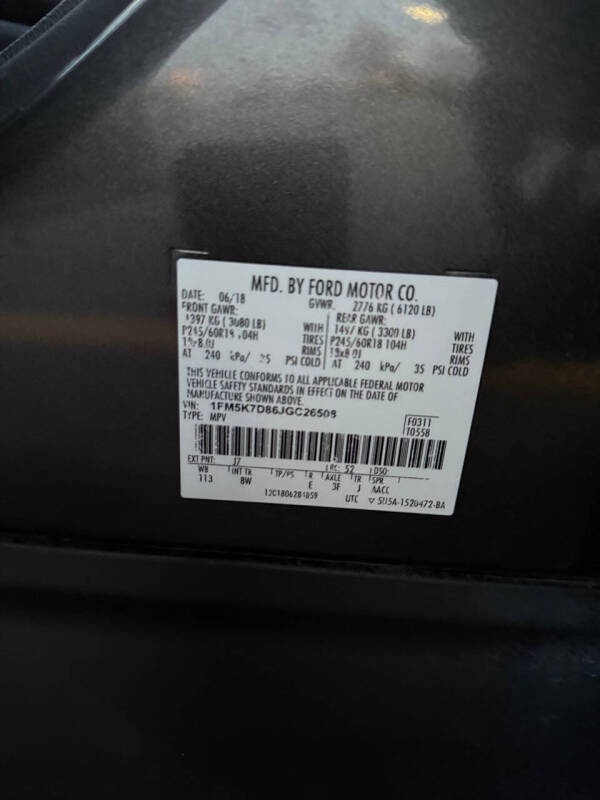 2018 Ford Explorer XLT