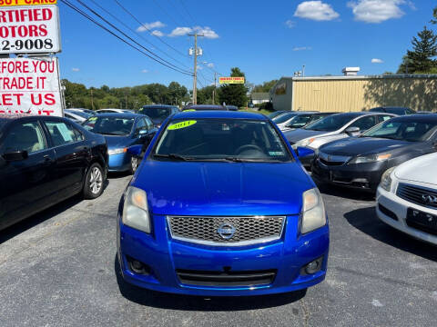 2011 Nissan Sentra for sale at Certified Motors in Bear DE