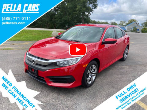 2018 Honda Civic for sale at Pella Cars LLC in Brockport NY