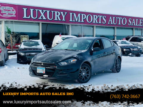 2016 Dodge Dart for sale at LUXURY IMPORTS AUTO SALES INC in North Branch MN