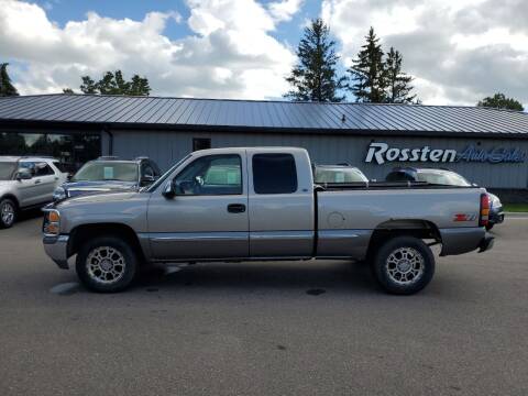 1999 GMC Sierra 1500 for sale at ROSSTEN AUTO SALES in Grand Forks ND