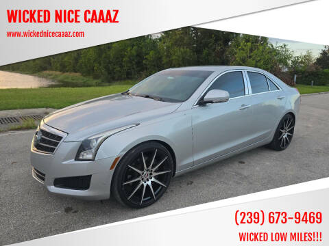 2013 Cadillac ATS for sale at WICKED NICE CAAAZ in Cape Coral FL