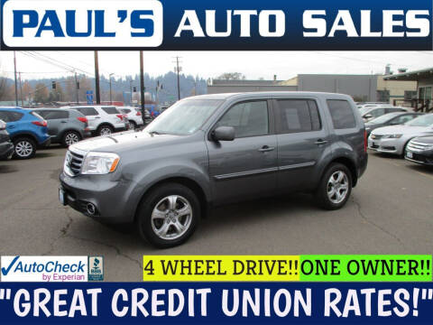 2013 Honda Pilot for sale at Paul's Auto Sales in Eugene OR