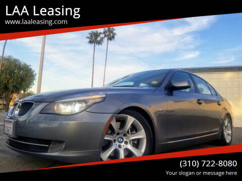 2009 BMW 5 Series for sale at LAA Leasing in Costa Mesa CA