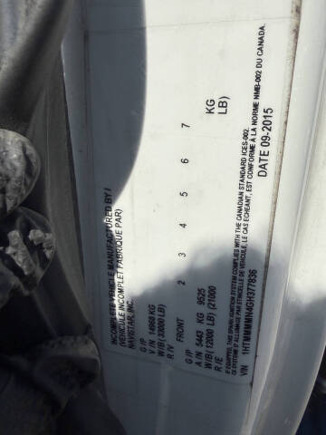 2016 International DuraStar 4300