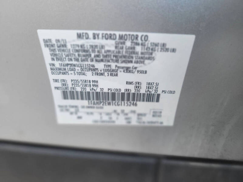 2012 Ford Taurus SEL