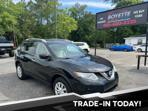 2016 Nissan Rogue for sale at Boyette Auto Sales in Covington LA